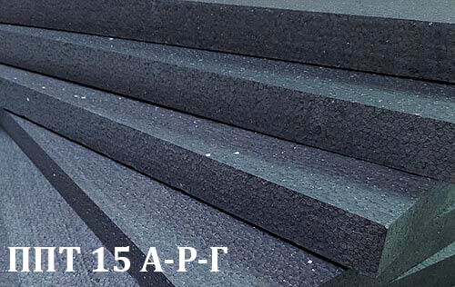 графитовый пенопласт ППТ-Г-15 плита